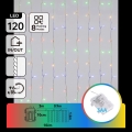 Aigostar - Guirnalda de Navidad LED para exterior 120 LED/8 funciones 3×AA 3,9×1,2 m IP44 multicolor