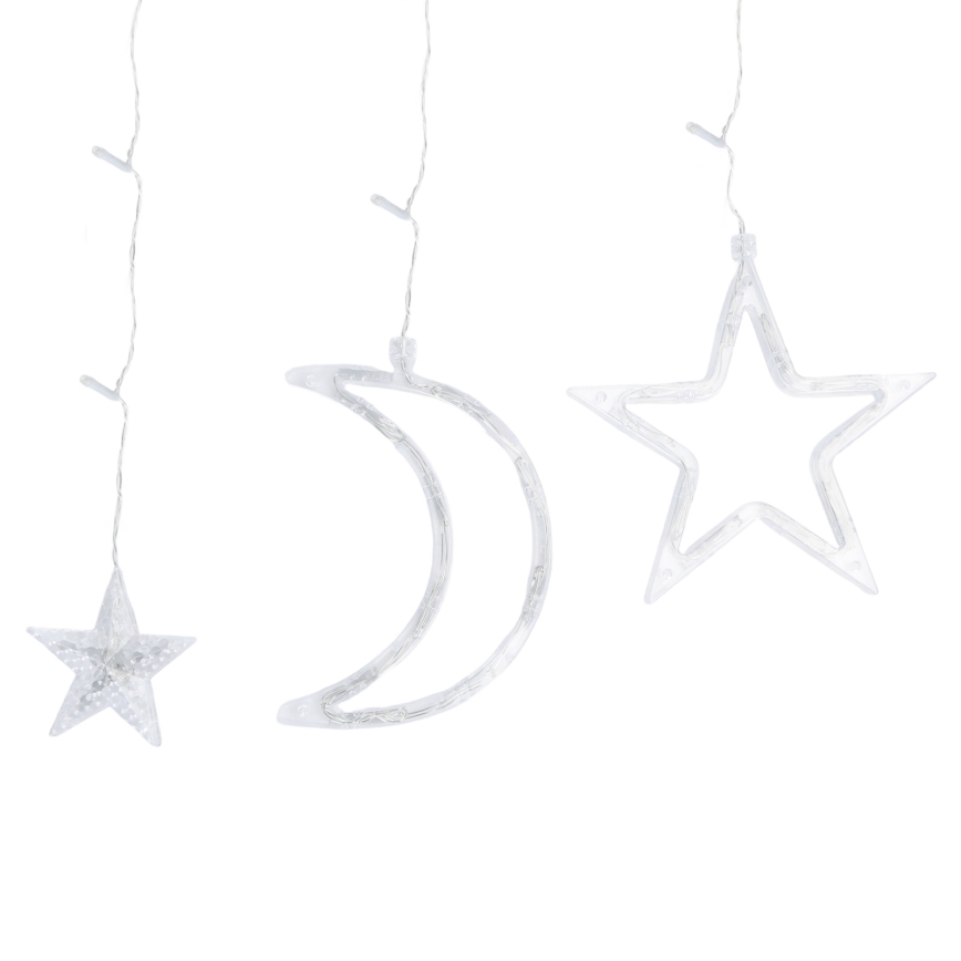 Aigostar - Guirnalda LED exterior 120 LEDs/6W/230V/8 funciones 3x0,6 m IP44 blanco cálido + mando a distancia