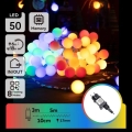 Aigostar - Guirnalda decorativa LED para exterior 50xLED/8 funciones 5 m IP44 multicolor
