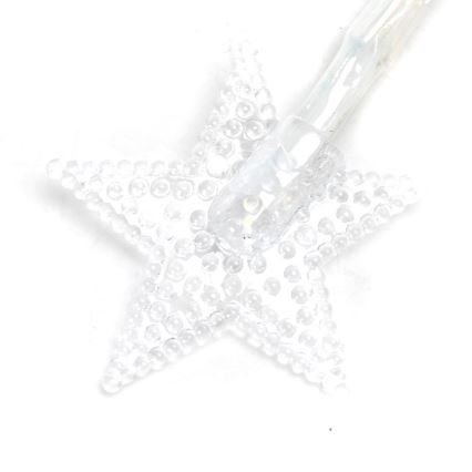 Aigostar - Guirnalda LED de Navidad 20xLED/3xAA, 3,3 m, estrellas