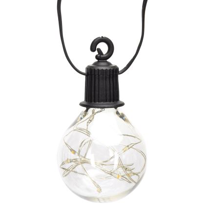 Aigostar - Guirnalda decorativa LED para exterior 160 LEDs 10 m IP44 blanco frío