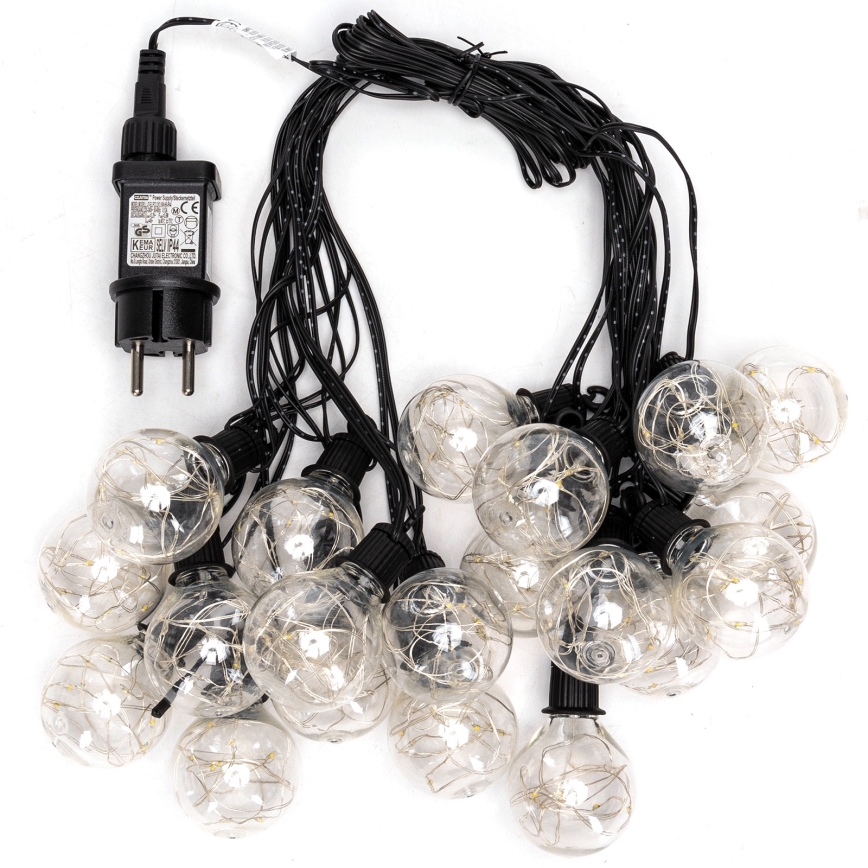 Aigostar - Guirnalda decorativa LED para exterior 160 LEDs 10 m IP44 blanco frío