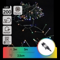 Aigostar - Guirnalda LED exterior 200 LEDs/8 funciones 8 m IP44 multicolor