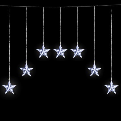 Aigostar - Guirnalda LED para exterior 70xLED 1,2x1m IP44 blanco frío con estrellas