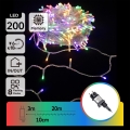 Aigostar - Guirnalda LED para exterior 200 LEDs/8 funciones 23 m IP44 multicolor