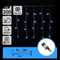 Aigostar - Guirnalda LED para exterior 200xLED/3,6W/230V/8 funciones 10x0,4m IP44 blanco frío
