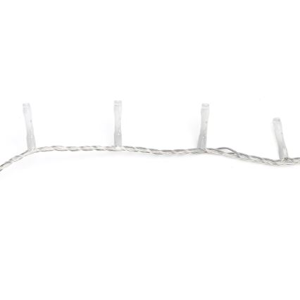 Aigostar - Guirnalda LED exterior 400 LEDs / 8 modos, 20 m, IP44, blanco cálido