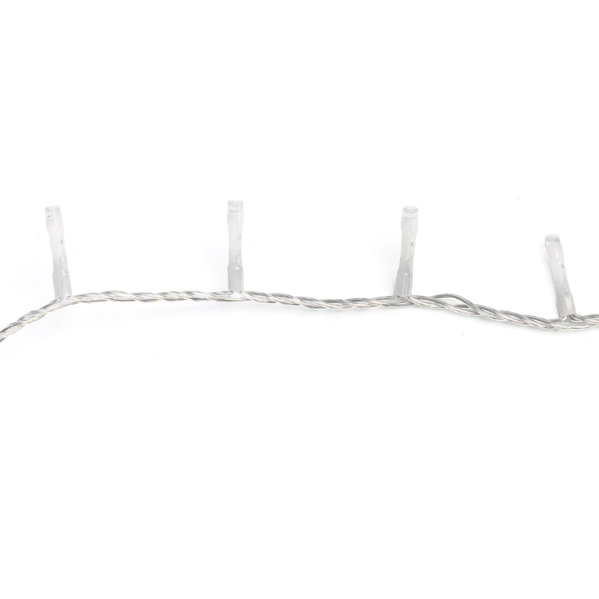 Aigostar - Guirnalda LED exterior 400 LEDs / 8 modos, 20 m, IP44, blanco cálido