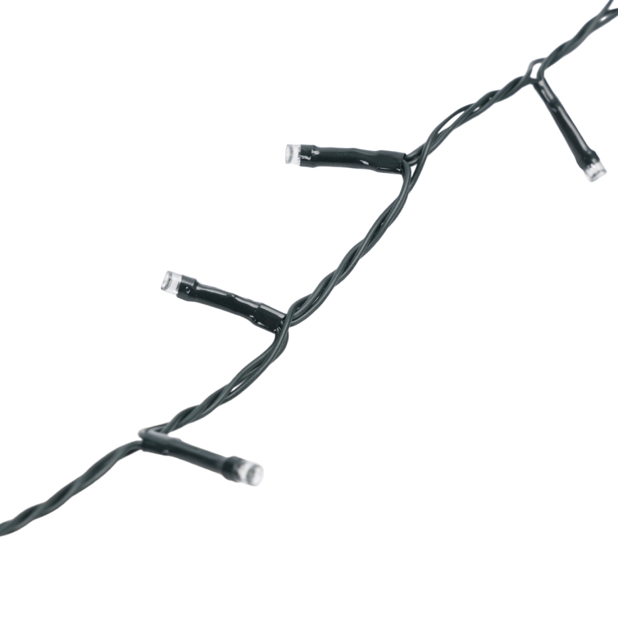 Aigostar - Guirnalda LED para exterior, 500 LED, 8 modos, 53 m, IP44, blanco frío