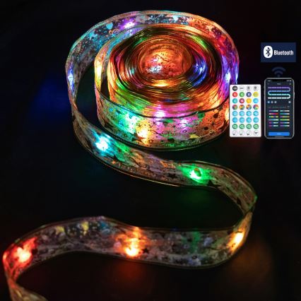 Aigostar - Cadena de luces inteligente para exterior LED RGBICW MESH 100 LEDs, 10 m, IP44 + mando a distancia