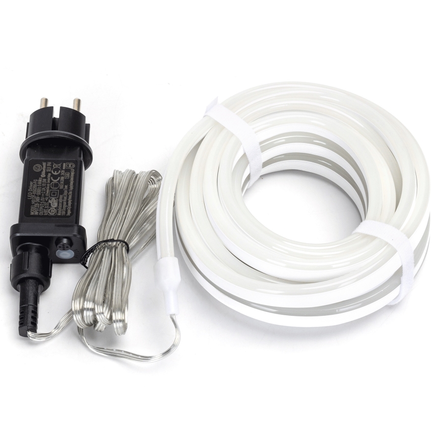 Aigostar - LED RGBICW Cadena de luces inteligente para exterior MESH 150xLED 5m IP44 + control remoto