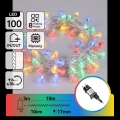 Aigostar - Guirnalda navideña LED para exterior 100xLED/8 funciones 13m IP44 multicolor