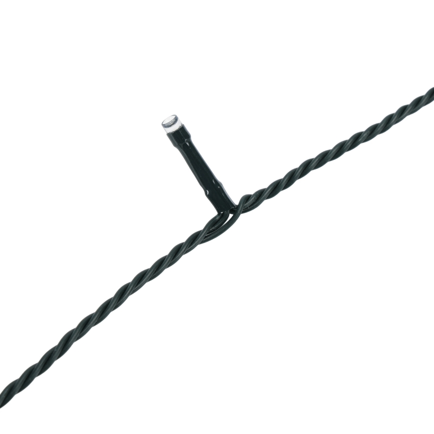 Aigostar - Guirnalda navideña LED para exterior, 50 LEDs / 8 funciones, 8 m, IP44, blanco frío