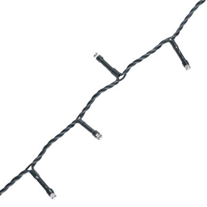 Aigostar - LED Guirnalda navideña para exterior 500xLED/8 funciones 4xAA 25,3 m IP44 blanco cálido