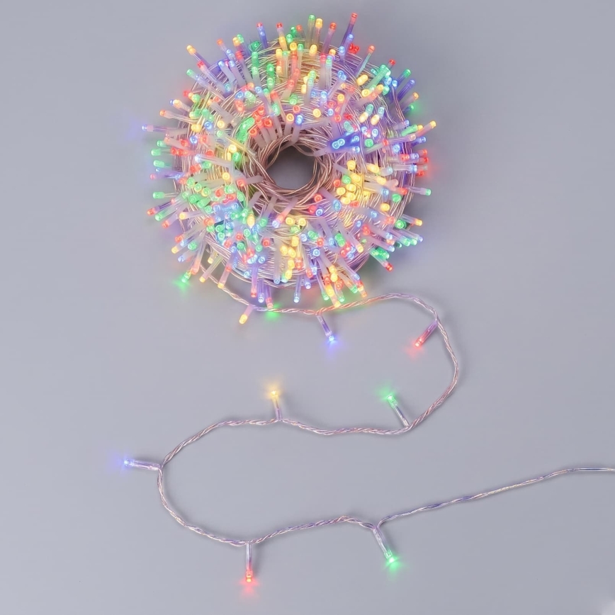 Aigostar - Guirnalda navideña LED para exterior 750 LED/8 funciones 78 m IP44 multicolor