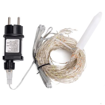Aigostar - Guirnalda navideña LED para exterior 900 LEDs/8 funciones 6m IP44 multicolor