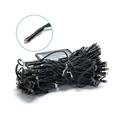 Aigostar - Cadena de luces navideñas solar LED 100xLED/8 funciones 4x1m IP65 blanco cálido 800 mAh