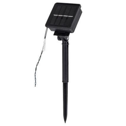 Aigostar - Guirnalda navideña solar LED 200xLED/8 funciones 22m IP65 multicolor 800 mAh
