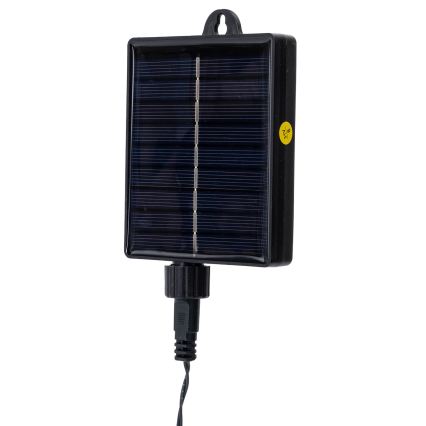 Aigostar - Cadena de luces navideñas solar LED 300xLED/8 funciones 32 m IP65 blanco cálido 1200 mAh