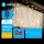 Aigostar - Guirnalda solar LED, 100 LEDs, 8 funciones, 8 x 0,4 m, IP65, blanco cálido, 800 mAh