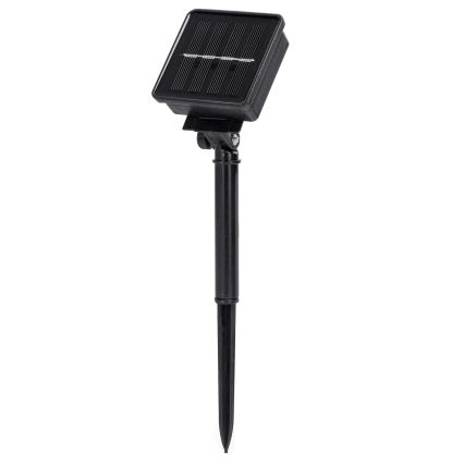 Aigostar - Guirnalda solar LED 200 LED/8 funciones 22 m IP65 blanco cálido 800 mAh