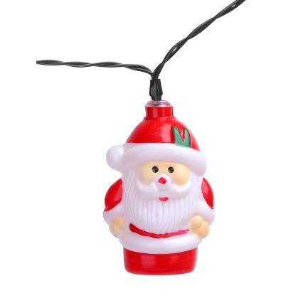 Aigostar - Guirnalda solar LED de Navidad 10xLED/3,8 m IP44 blanco frío 400 mAh