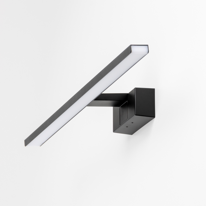 Aigostar - Iluminación LED para espejo de baño LED/12W/230V 4000K 60 cm IP44 negra