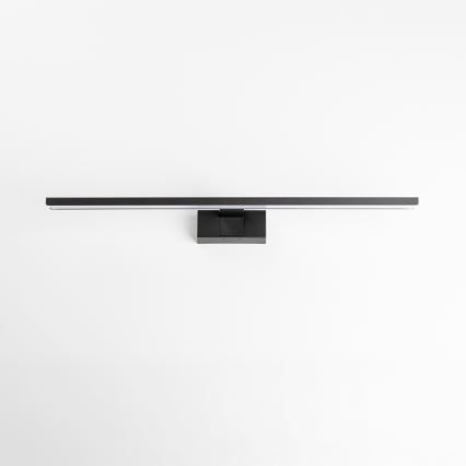 Aigostar - Iluminación LED para espejo de baño LED/12W/230V 4000K 60 cm IP44 negra