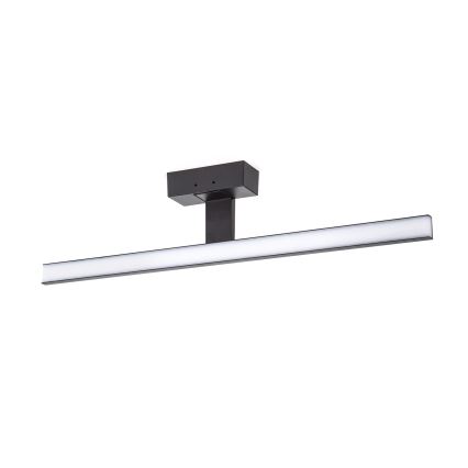 Aigostar - Iluminación LED para espejo de baño LED/12W/230V 4000K 60 cm IP44 negra