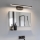 Aigostar - Iluminación LED para espejo de baño LED/8W/230V 4000K 40 cm IP44 negra