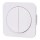 Aigostar - Interruptor doble con embellecedor n.º 6+6, blanco