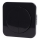 Aigostar - Interruptor doble con marco n.º 5, negro