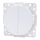 Aigostar - Interruptor doble sin marco n.º 5 blanco