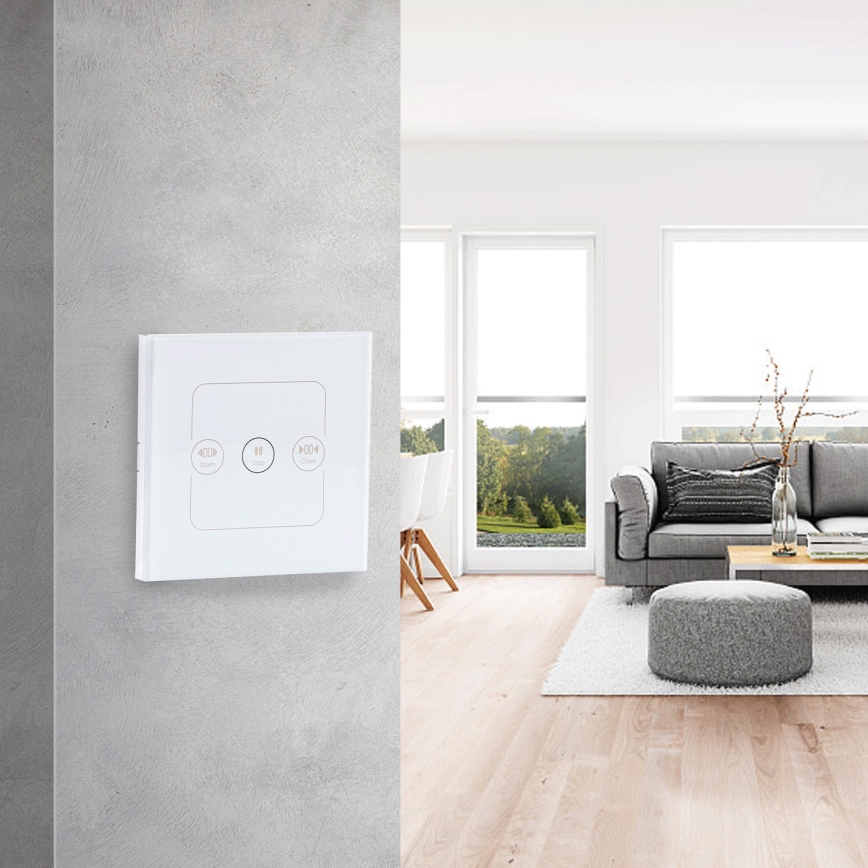 Aigostar - Interruptor inteligente para el control de persianas 230V Wi-Fi Tuya