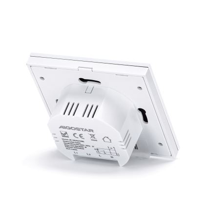 Aigostar - Interruptor inteligente para el control de persianas 230V Wi-Fi Tuya