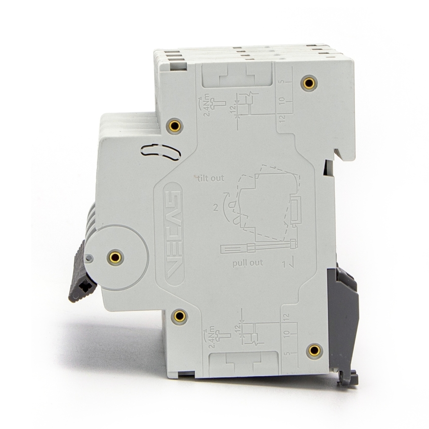 Aigostar - Interruptor magnetotérmico 4 polos (4P) 20 A, curva C, 400 V