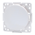 Aigostar - Interruptor sencillo sin marco n.º 1 blanco