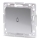 Aigostar - Interruptor sencillo sin marco para timbre, plateado