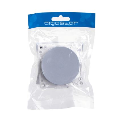 Aigostar - Interruptor sencillo sin marco para timbre, plateado