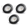 Aigostar - Juego de 3 luminarias empotrables LED 1xGU10/4,5W/230V 3000K negro