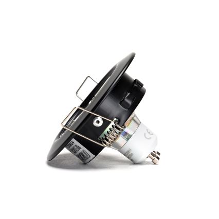 Aigostar - Juego de 3 luminarias empotrables LED 1xGU10/4,5W/230V 3000K negro