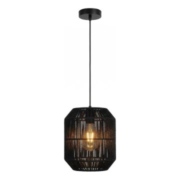 Aigostar - Lámpara colgante 1xE27/60W/230V negro