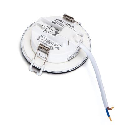Aigostar - Lámpara empotrable de baño LED LED/4,8W/230V 3000K negro IP65