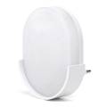 Aigostar - Lámpara LED nocturna con sensor LED/1W/230V 6500K oválný