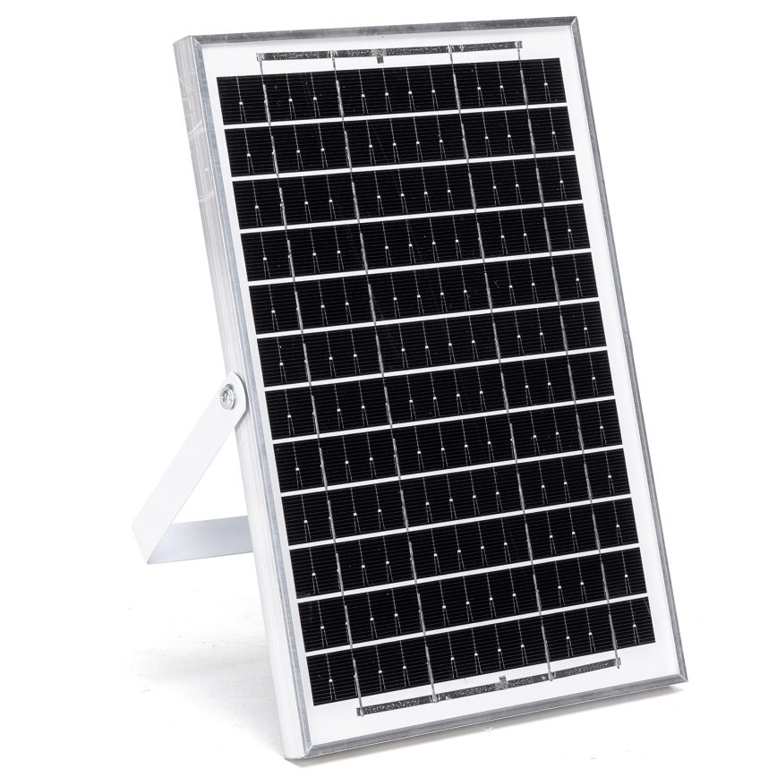 Aigostar - Candelabro solar LED 2xLED/35W/12V 6000 mAh 6500K IP65 Ø 10 cm + control remoto