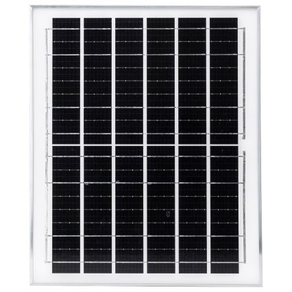 Aigostar - Lámpara solar LED tipo lustre 2x LED/70W/12V 12000 mAh 6500K IP65 Ø 23,5 cm + mando a distancia