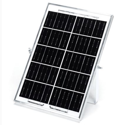 Aigostar - Lámpara solar LED 70 W / 12 V, 6000 mAh, 6500 K, IP65, diámetro 20,5 cm + mando a distancia