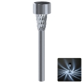 Aigostar - Lámpara solar LED LED/2V IP44 40 mAh cromo mate
