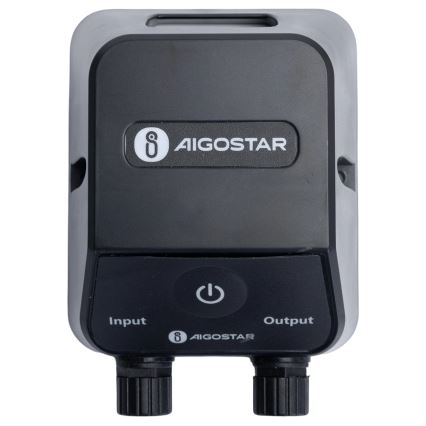 Aigostar - Lámpara solar regulable LED RGBW MESH LED/5W/3,7V 8000 mAh 2700K-6500K IP65 d. 30 cm