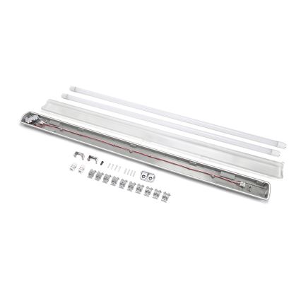 Aigostar - Lámpara técnica LED fluorescente 2xG13/18W/230V 4000K 127,6 cm IP65